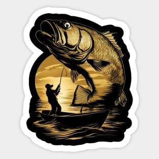 Boat Fishing Sticker